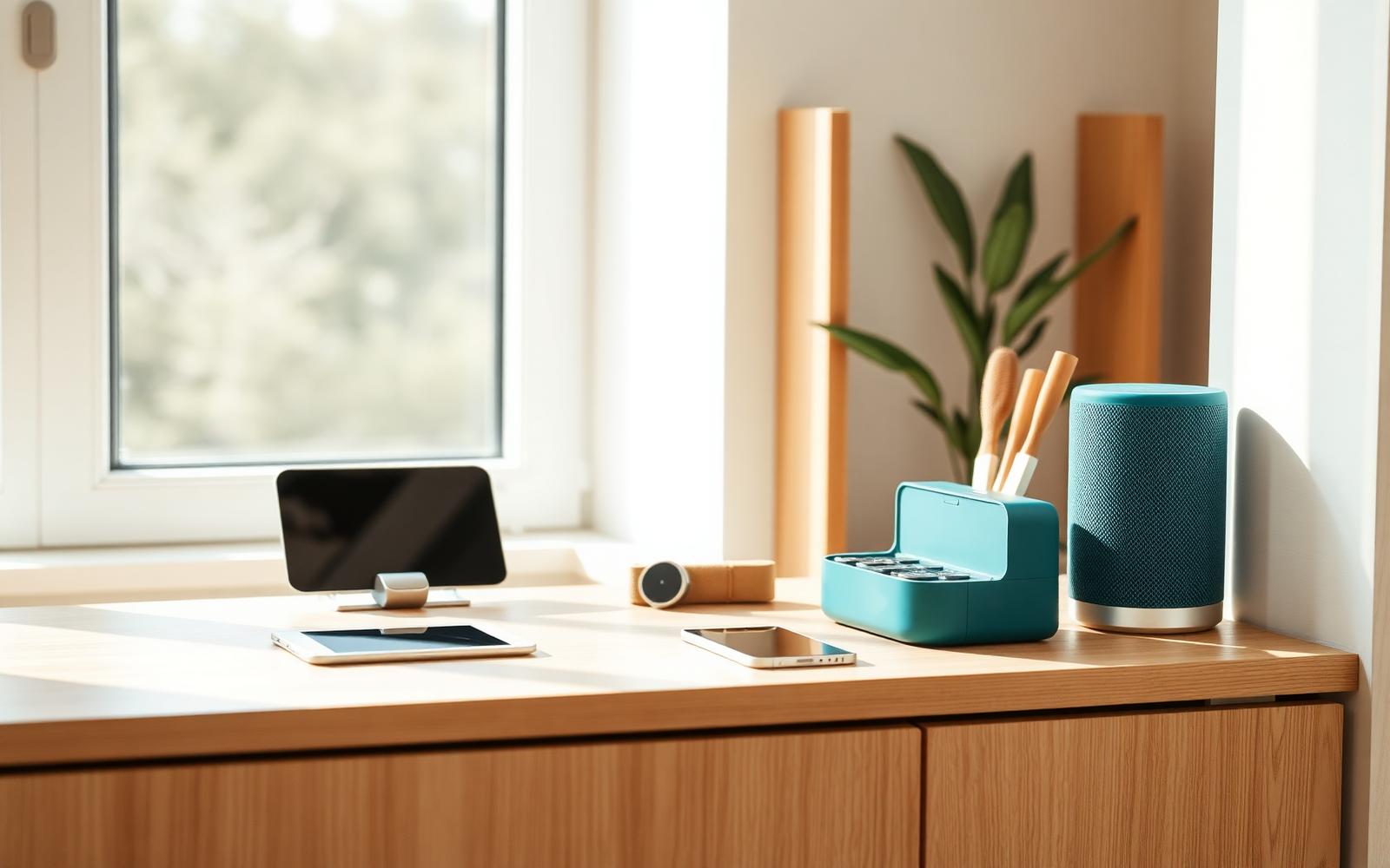 Productos inteligentes SHABA en un hogar moderno